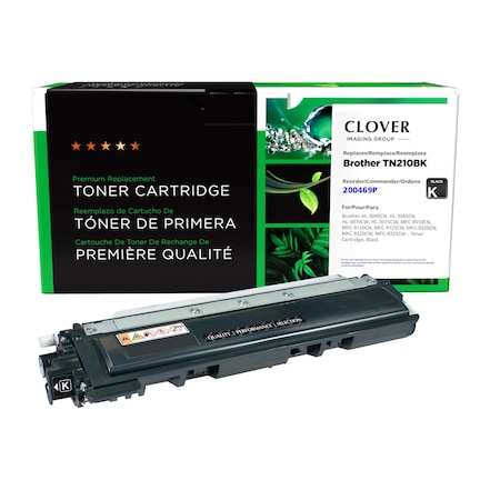 Cig Clover Imaging Remanufactured Black Toner Cartridge for Brother TN210 200469P